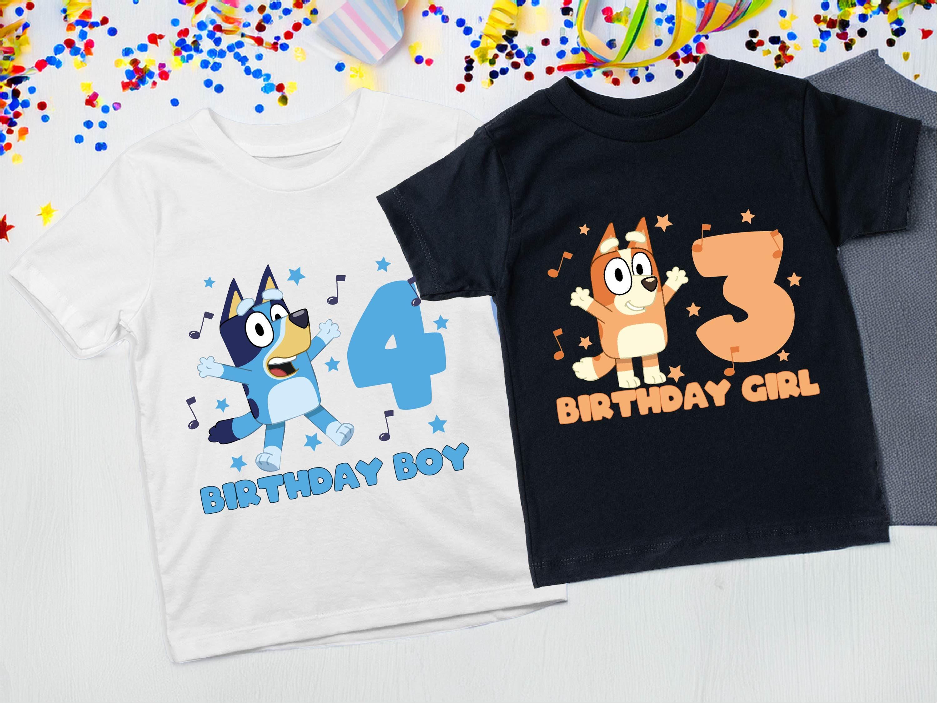 Bluey Family Member Birthday Tee
