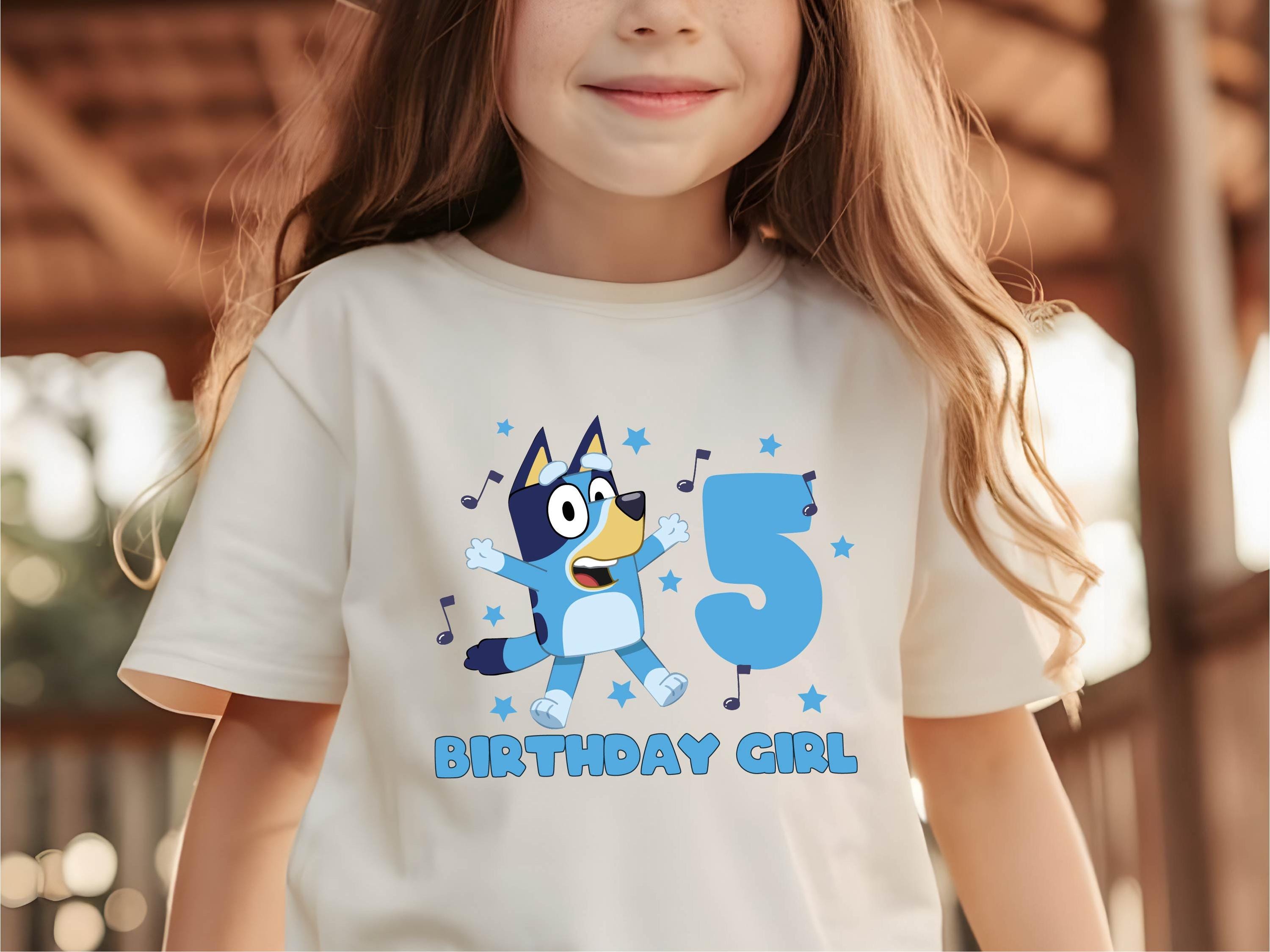 Bluey Family Member Birthday Tee