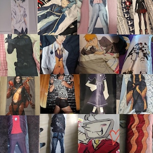 Custom Dakimakura Pillowcase, Custom Body Pillowcase, Anime Body Pillow Cover, Celeb Actor Body Pillow, Photo Gifts, Mother's Day, Birthday image 3