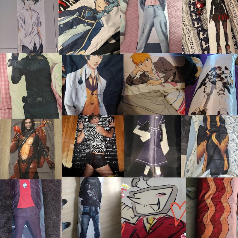 Custom Dakimakura Pillowcase, Custom Body Pillowcase, Anime Body Pillow Cover, Celeb Actor Body Pillow, Photo Gifts, Mother's Day, Birthday image 3