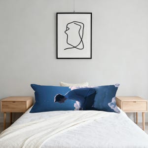 Custom Dakimakura Pillowcase, Custom Body Pillowcase, Anime Body Pillow Cover, Celeb Actor Body Pillow, Photo Gifts, Mother's Day, Birthday image 9