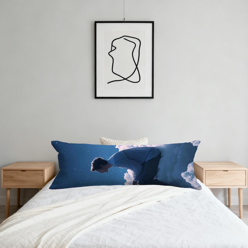 Custom Dakimakura Pillowcase, Custom Body Pillowcase, Anime Body Pillow Cover, Celeb Actor Body Pillow, Photo Gifts, Mother's Day, Birthday image 9