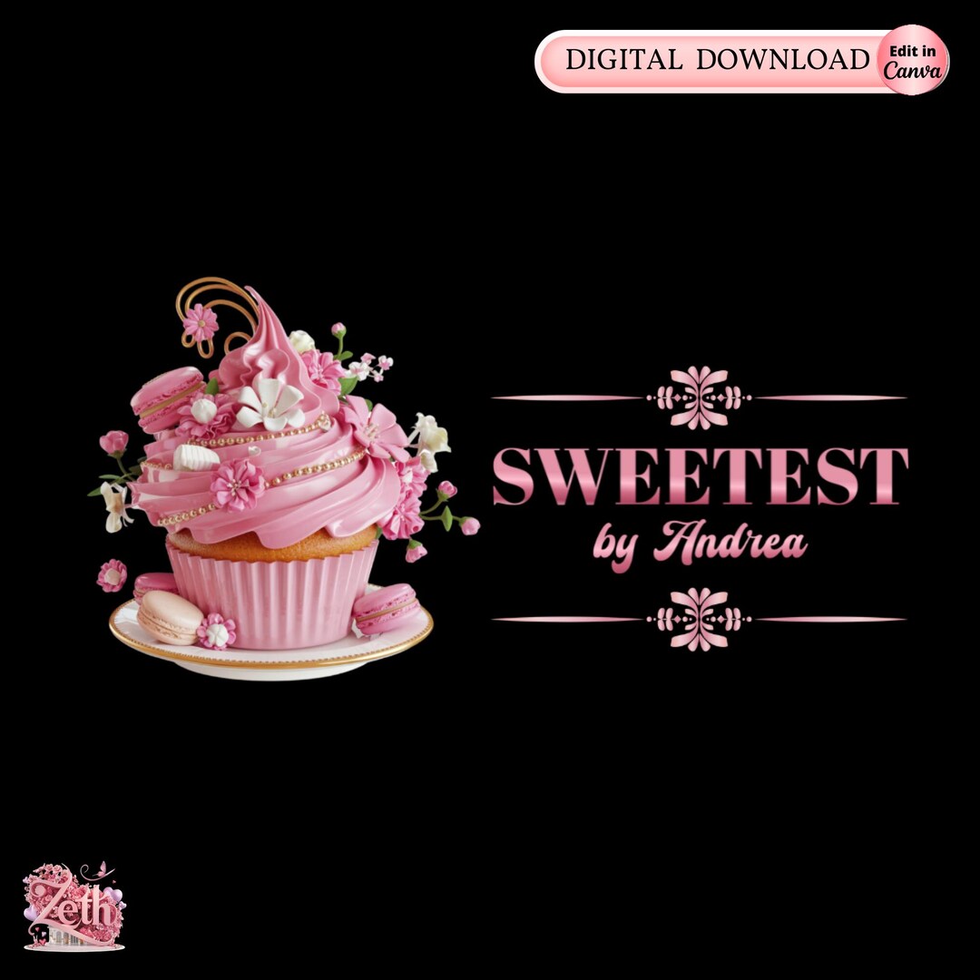 pink and white modern bakery logo Images High Quality... Pink Luxury Bakery Logo Template, Custom Baking Business Brand Logo ...