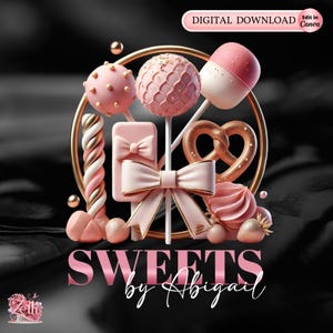 Bakery Treats Logo, Baking Logo, Stylish Custom Pastry Logo, Cake Logo Treats Cupcake Logo Modern Logo Bakeshop Logo Professional Logo Canva