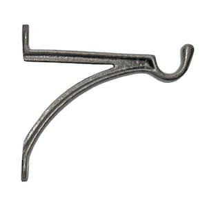 Projection Hook Bracket – Long Reach Cast Iron Wall Hanger – Heavy Duty for Planters, Lanterns, Signs – Outdoor Rustic Style