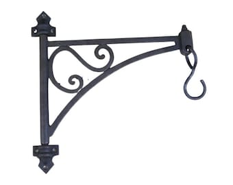 Swivel Heavy Duty Wall Hook Bracket – Rotating Metal Arm – Planters, Lanterns, Signs, Bird Feeder, Flower Basket – Adjustable Outdoor Hanger