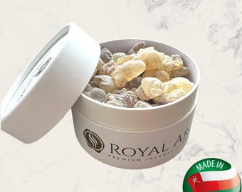 Ethical White Royal Hojari Frankincense: Omani Boswellia Sacra Resin for meditation or prayer