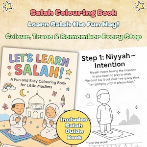Salah Prayer Bundle for Kids Islamic Activities for Kids – Muslim Educational PDF – Learn Islam – Islamic Homeschool Printable