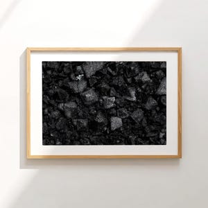 Printable Salt Photo Art, Black Salt Wall Art, Salt Digital Print, Black Salt Photography, Instant Download