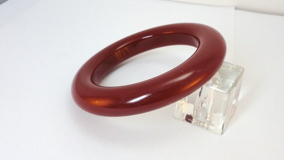 40s Rust Genuine Bakelite Bangle Bracelet