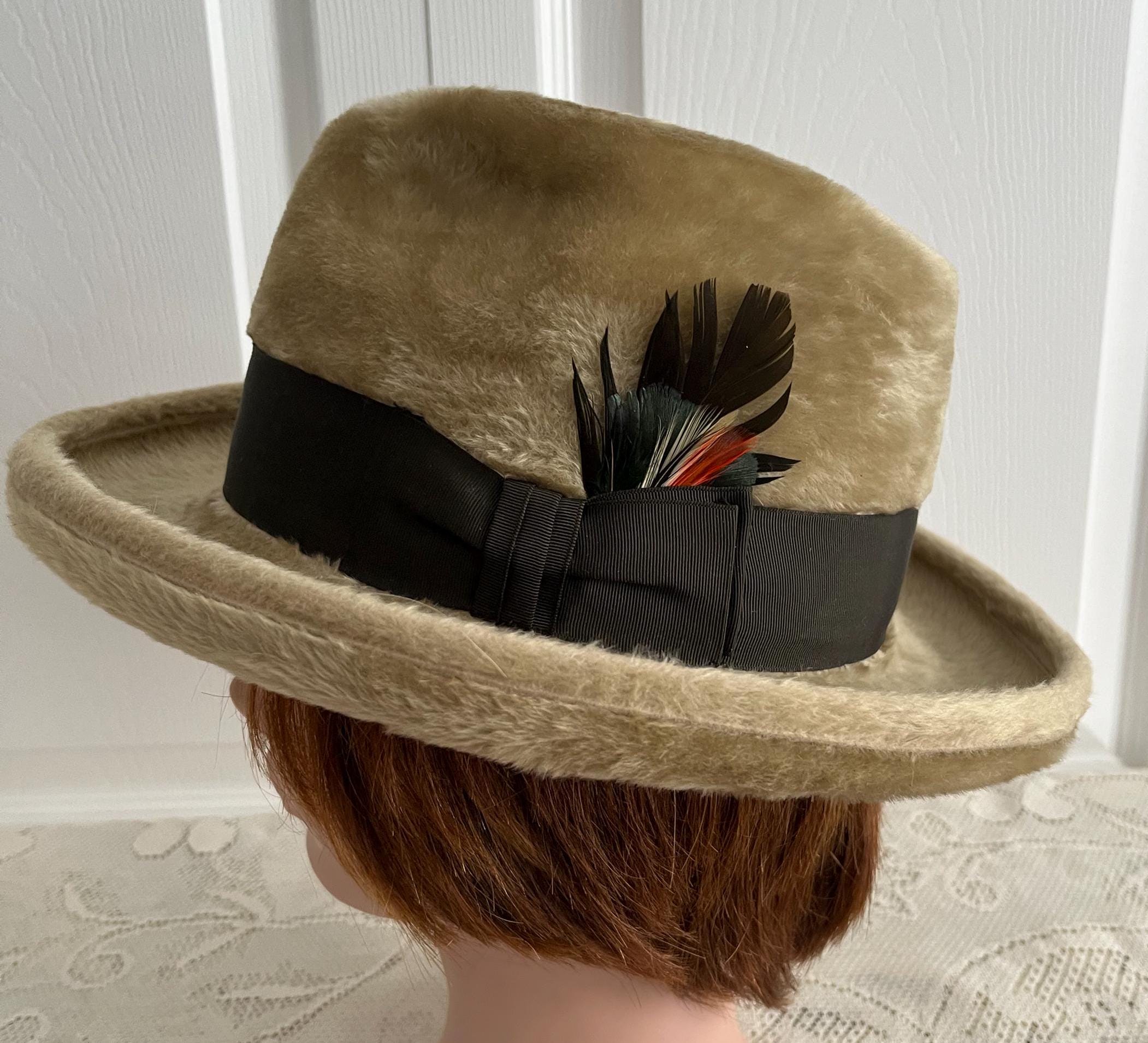 Beaver Felt Fedora - Etsy Beaver Felt Fedora - Etsy