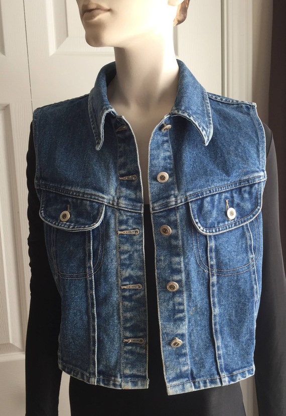 80s Nevada Denim Jacket Small Cotton Vintage Made in Hong Kong Etsy Canada