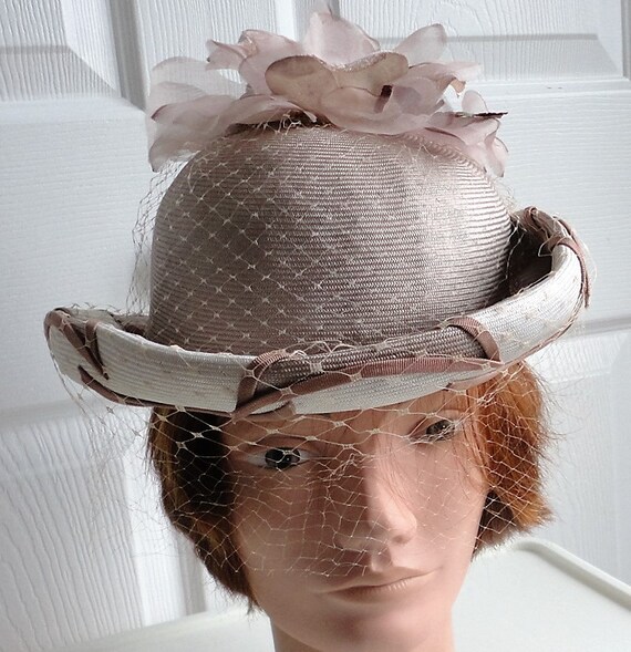 small hat with netting