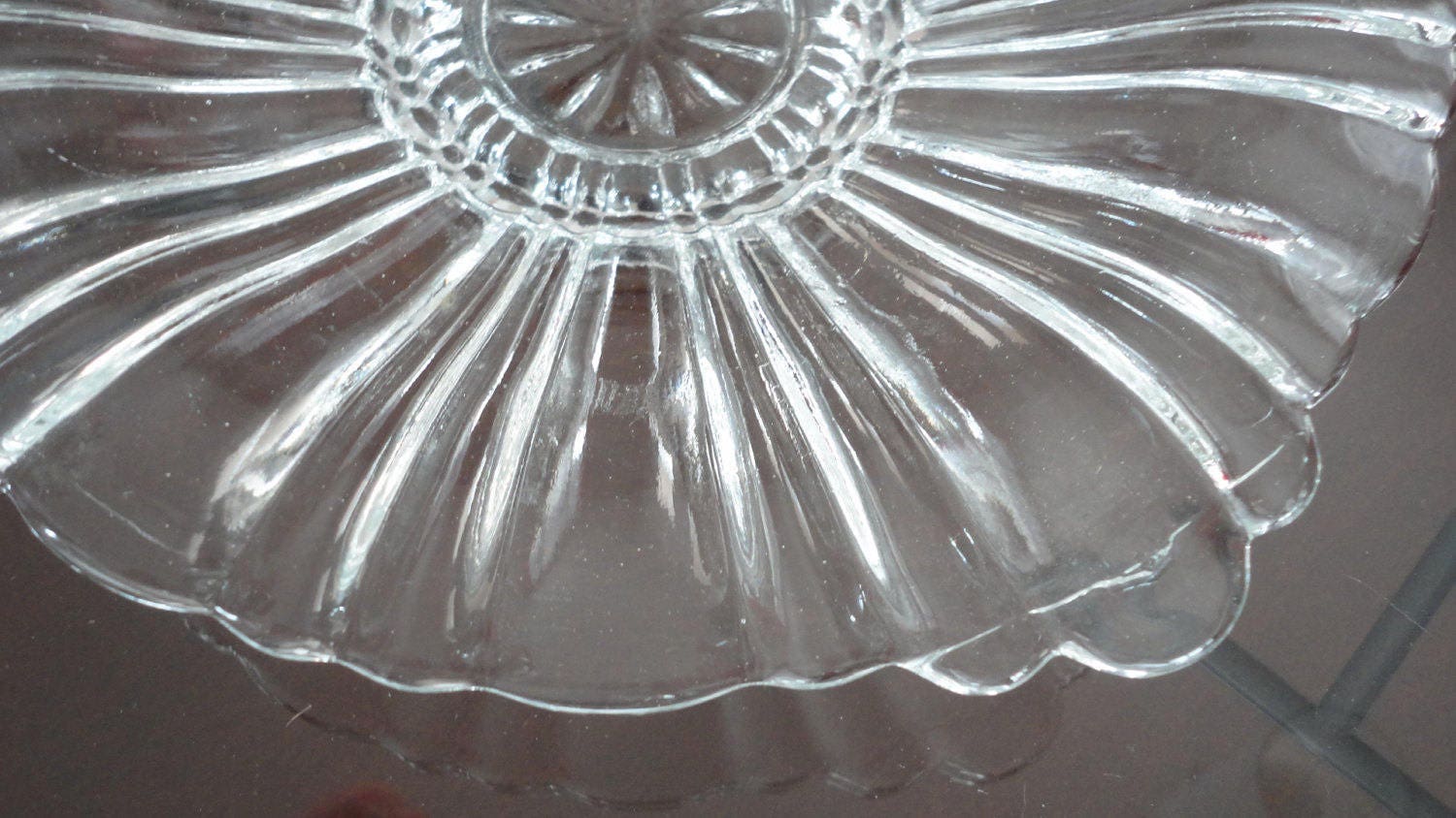 50s Ribbed Clear Glass 2 Handles Candy Dish - Etsy Canada