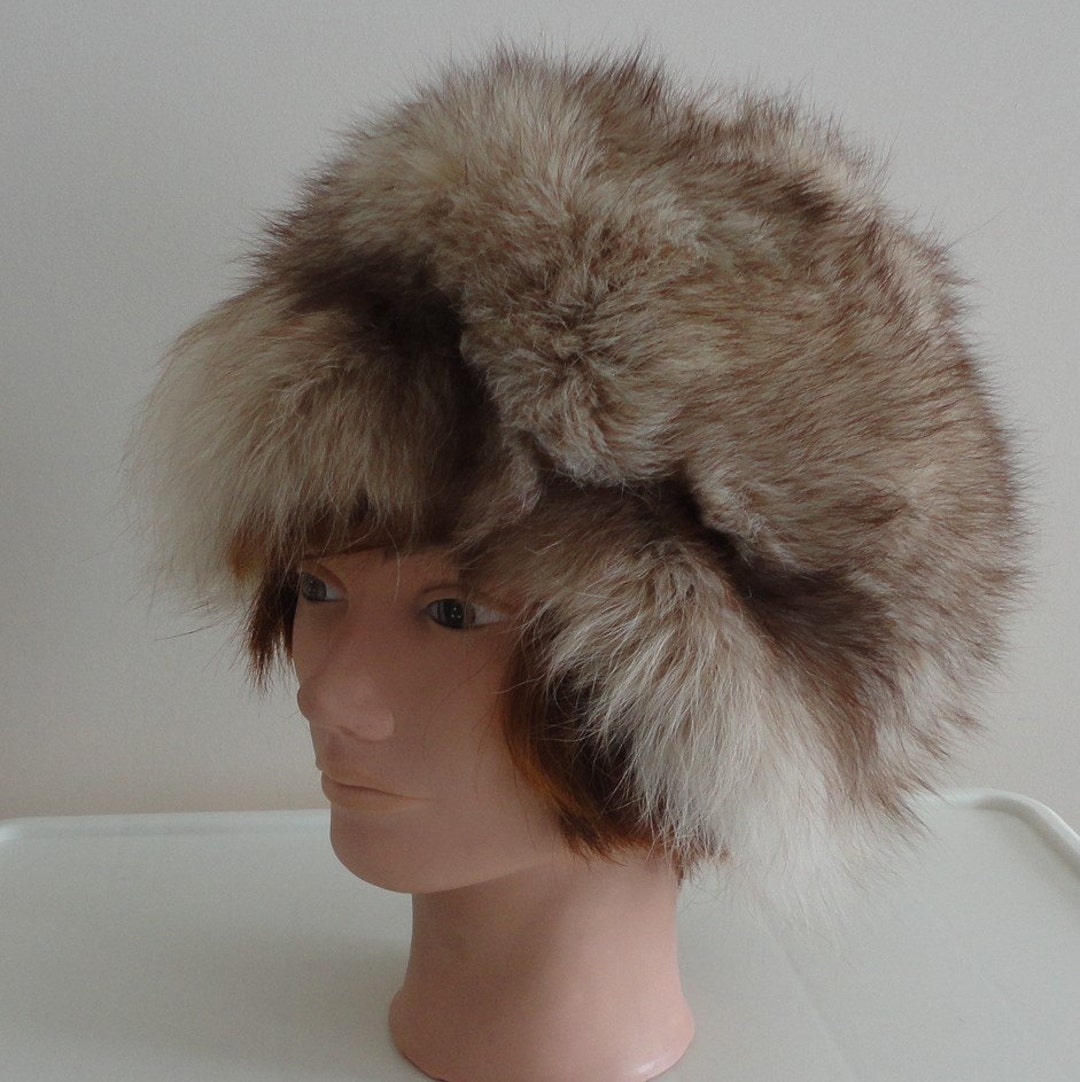 70s Fox Fur Women Hat 70s Size Medium 22 1/2 Inches Warm - Etsy