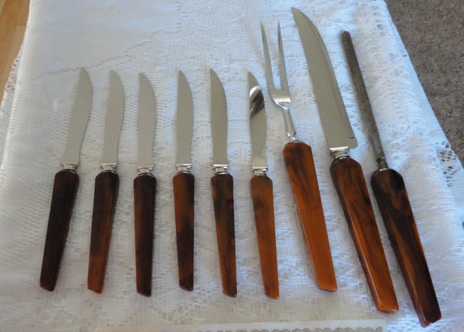 Vintage German Steak Knives Set (c.1960s) – Rush Creek Vintage