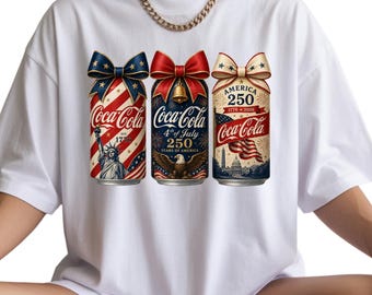 Coca Cola 4th of July Shirt, Vintage Coke Patriotic Tee, Coca Cola 1776 Shirt, USA Soda Aesthetic Outfit, Independence Day Shirt