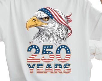 250 Years America Shirt, Patriotic Eagle Tee, 1776-2026 USA Outfit