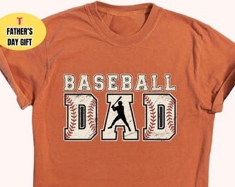 Baseball Dad Shirt, Game Day Comfort Colors Tee, Sports Dad Outfit