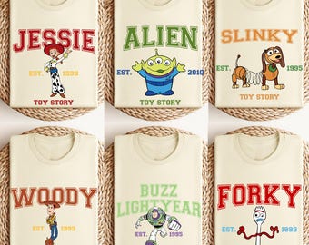 Toy Story Characters Shirt, Disney Pixar Tee