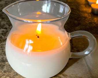 Soybean Oil Massage Candle in Reusable Glass Jug, Aromatherapy