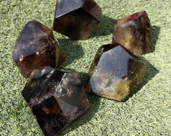 Smoky Quartz Crystals, Large Healing Crystals Natural Stones Crystal ,  Fountain Rocks, Decoration, Polishing, Wire Wrapping, Wicca & Reiki