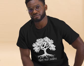 Tree of Life, Yggdrasil, Wisdom From Sacrifice, Black Norse God Odin T-Shirt for Men and Women