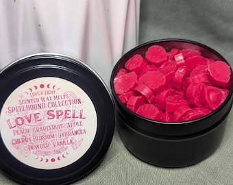 2 oz. Tinned Mini Monstera Leaf Wax Melts: Spellbound Collection