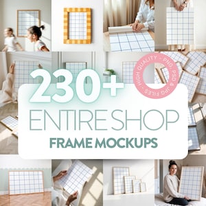 Rahmen Mockup Mega Bundle, Rahmen Mockup Wholeshop Bundle 230+ PSD JPG, Rahmen Mockup Bundle Set, Mega Bundle Rahmen Mockup, Rahmen Mockup Bundle