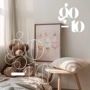 Nursery Mockup Canvas Din A, Nursery Frame Mockup For Wall Art, Nursery Interior Frame Mockup, Nursery Frame Mock Up, Kids Room Frame Mockup image 3