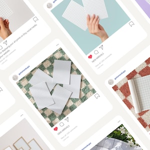 Gallery Wall Mockup With Person, Frame Gallery Mockup Template For Artwork Display, Frame Gallery Wall Mockup, 7 Frames Mockup Gallery Wall image 10