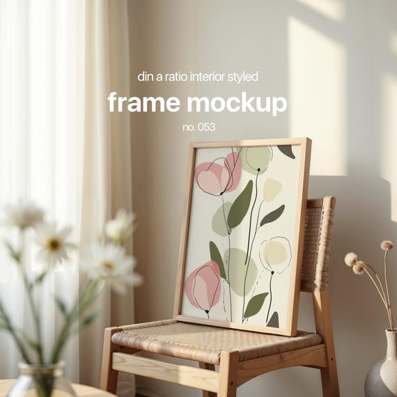 Interior Frame Mockup PSD, Din A Frame Mockup Template, Scandi Frame Mock Up, Interior Mockup Frame, Frame Mockup For Poster, Frame Template