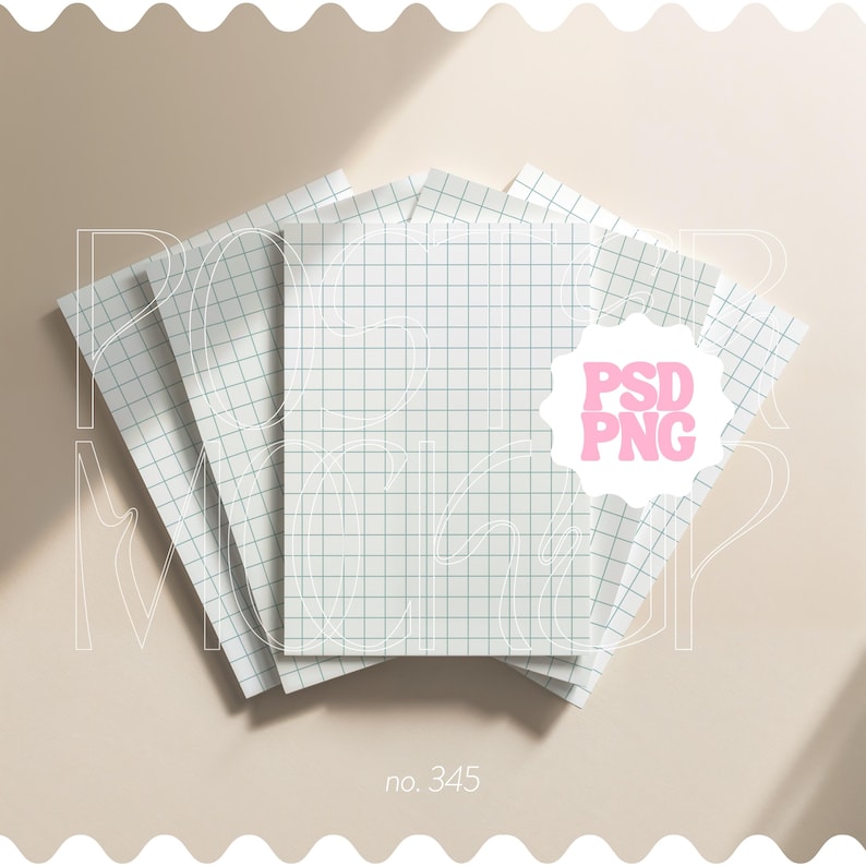 a4 poster mockup set