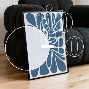 Black Vertical Frame Mockup: 2x3 Ratio Wall Art Mockup For Photoshop & Canva image 6