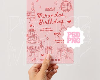 A4 Poster mockup with hands, PSD Mockup for A4 Posters, Hands holding poster mockup, Postcard mockup iso, Mockup for A4 Postcard