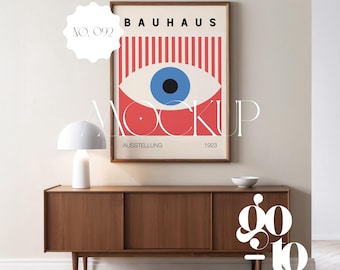 Scandi Interior Frame Mockup, Iso Din A Frame Mockup For Artwork, Scandi Frame Mock Up For Posters, Din A Frame Mockup Template For Wall Art