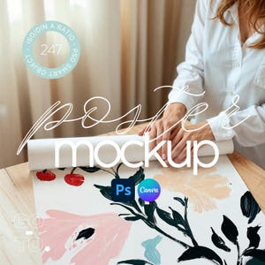 Poster Mockup With Person, Din A Mockup Frame With Person, Poster Template With Person, Poster Mockup, Person With Frame Mockup JPG PNG PSD