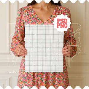 Person holding poster Mockup 4x5 ratio, Poster mockup with person, Template for poster display, Poster Template for Photoshop and Canva