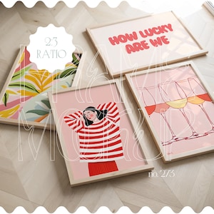 Art Gallery Mockup With 4 Frames, Flatlay Frame Mockup Set, Gallery Wall Mockup Template, Wall Art Mockup Gallery, Frame Template Wall Art