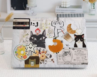Retro&Kawaii-Inspired MacBook Case for MacBook Ret15/13,Air 15/13/11,Apple Laptop  Cover 3223,2026 Neo A18,MacBook Pro 16/15/14/13