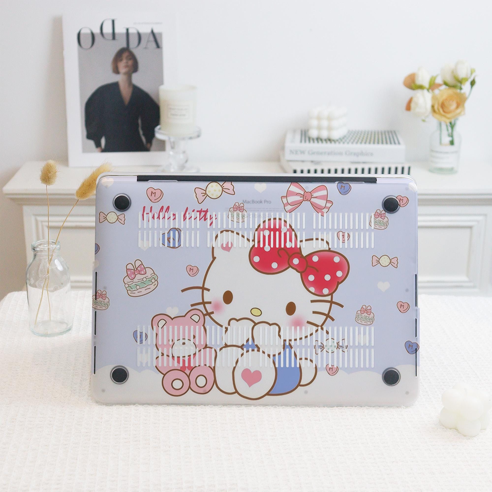 Hello Kitty-inspired MacBook Case for 2026 Neo A18,macbook Ret 15