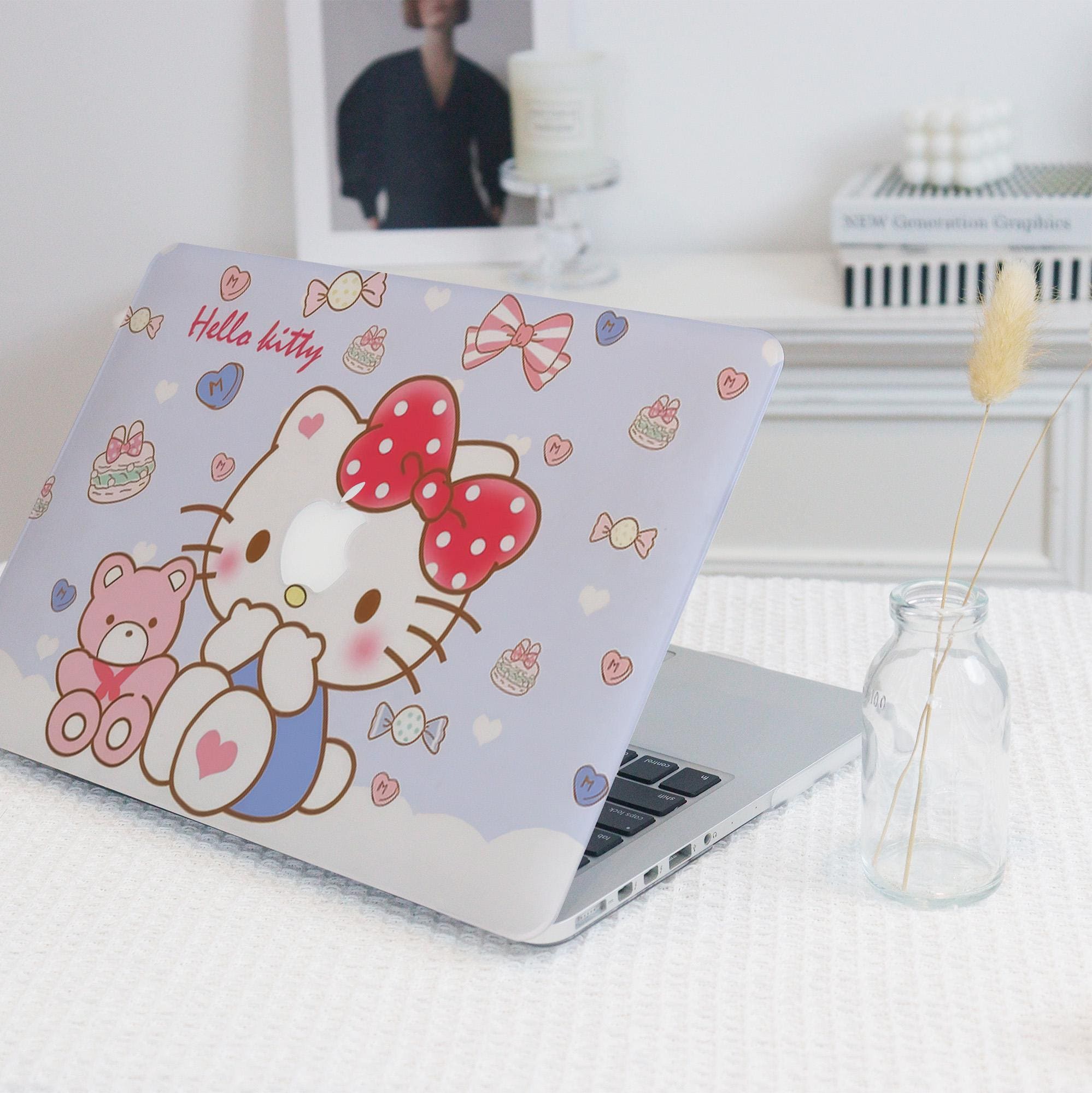 Hello Kitty-inspired MacBook Case for 2026 Neo A18,macbook Ret 15