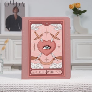 Étui pour iPad Tarot Card-The Lovers, iPad Air 7/6/5e iPad 10/9 10,9 pouces 2022 iPad A16 Pro 2020 13 pouces 12,9 pouces 11 pouces 10,2 pouces 9,7 pouces 8,3 Coque iPad Mini 6 2025