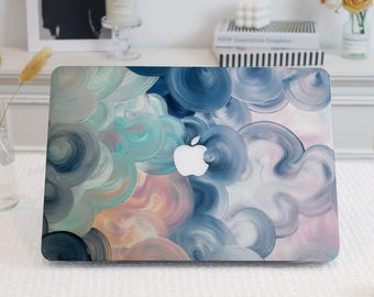 Abstract Swirls Artistic MacBook Case for MacBook Ret 15/13,Air 15/13/11,Apple Laptop Sleeves Cover A1708,MacBook 12,MacBook Pro 16/15/14/13