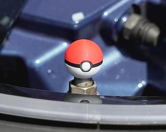 3D Printed Pokeball Car Valve Stem Caps, Gamer Gift (Set of 4)