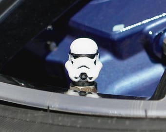 3D Printed Stormtrooper Valve Caps, Car/Bike Accessory (Set of 4)