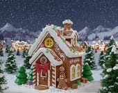 3D Print Christmas Gingerbread House STL File: Festive Holiday Decor