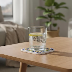 Podkładka ceramiczna z wzorem cytrynowym | Wzór cytrusowy w stylu śródziemnomorskim zdjęcie 8