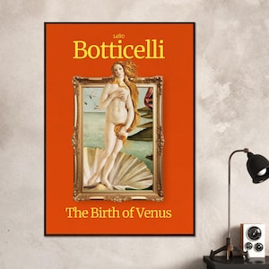 Botticelli&#39;s Birth of Venus Framed Wall Art: Museum Quality Print