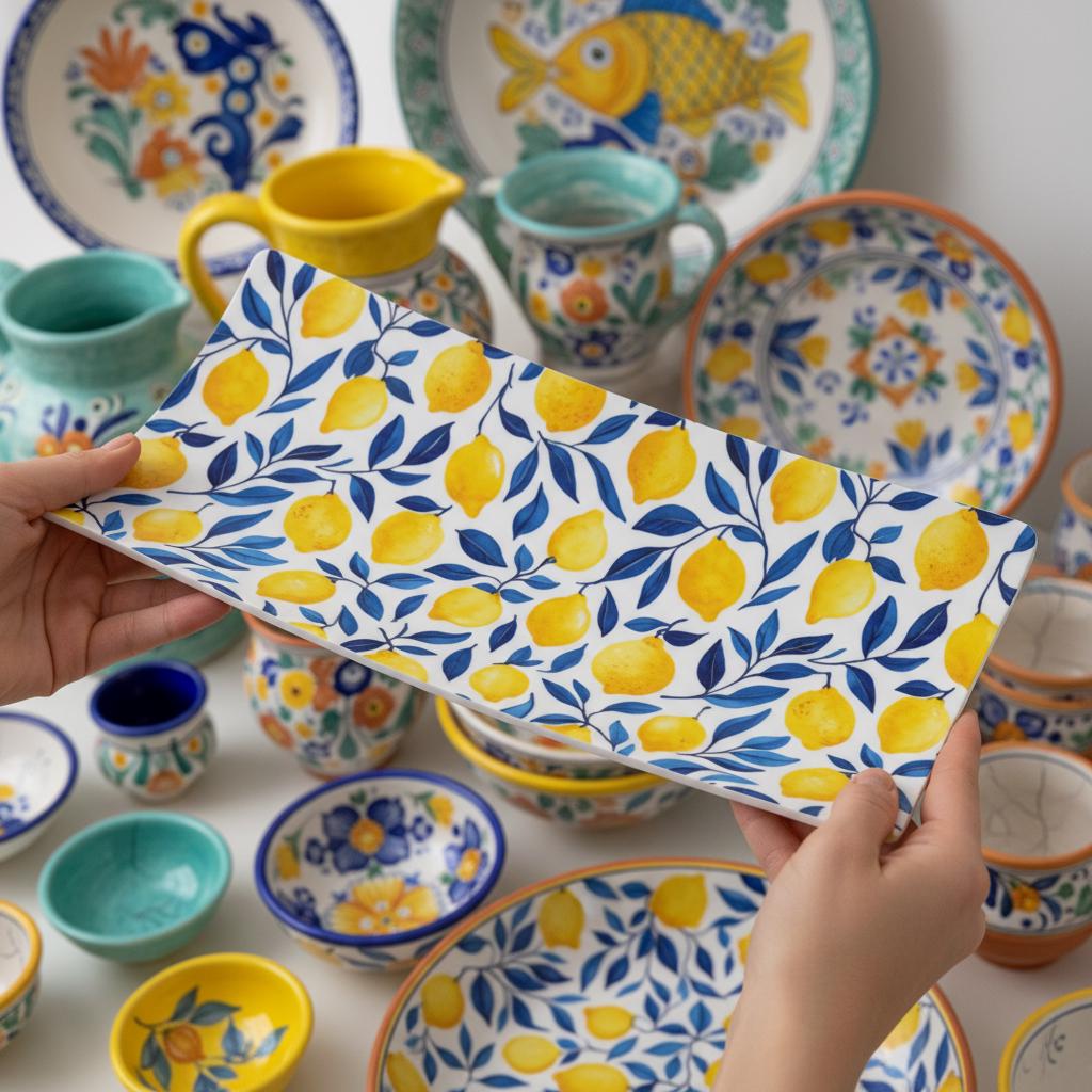 Positano dinner plate - Etsy 日本